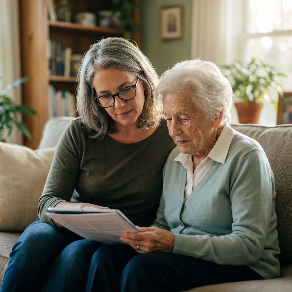 Accompagnement senior rassurant